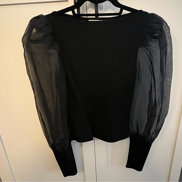 Abella Puff Sleeve Square Neck Sweater - Picture 14 of 16